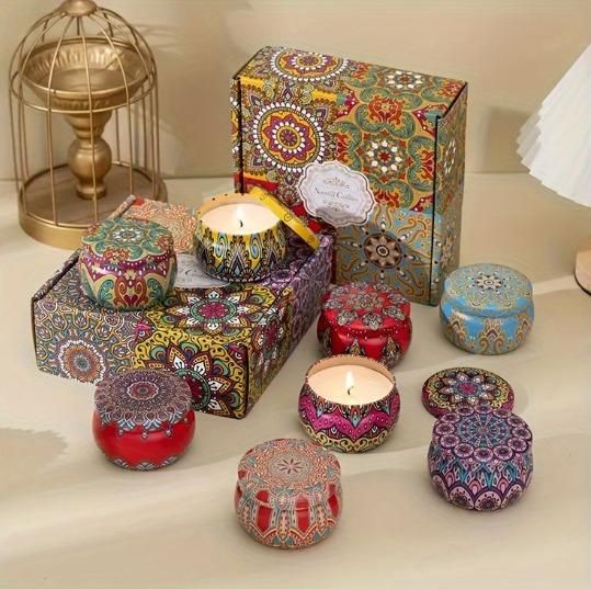 Aromatic Soy Wax Travel Tin Candle