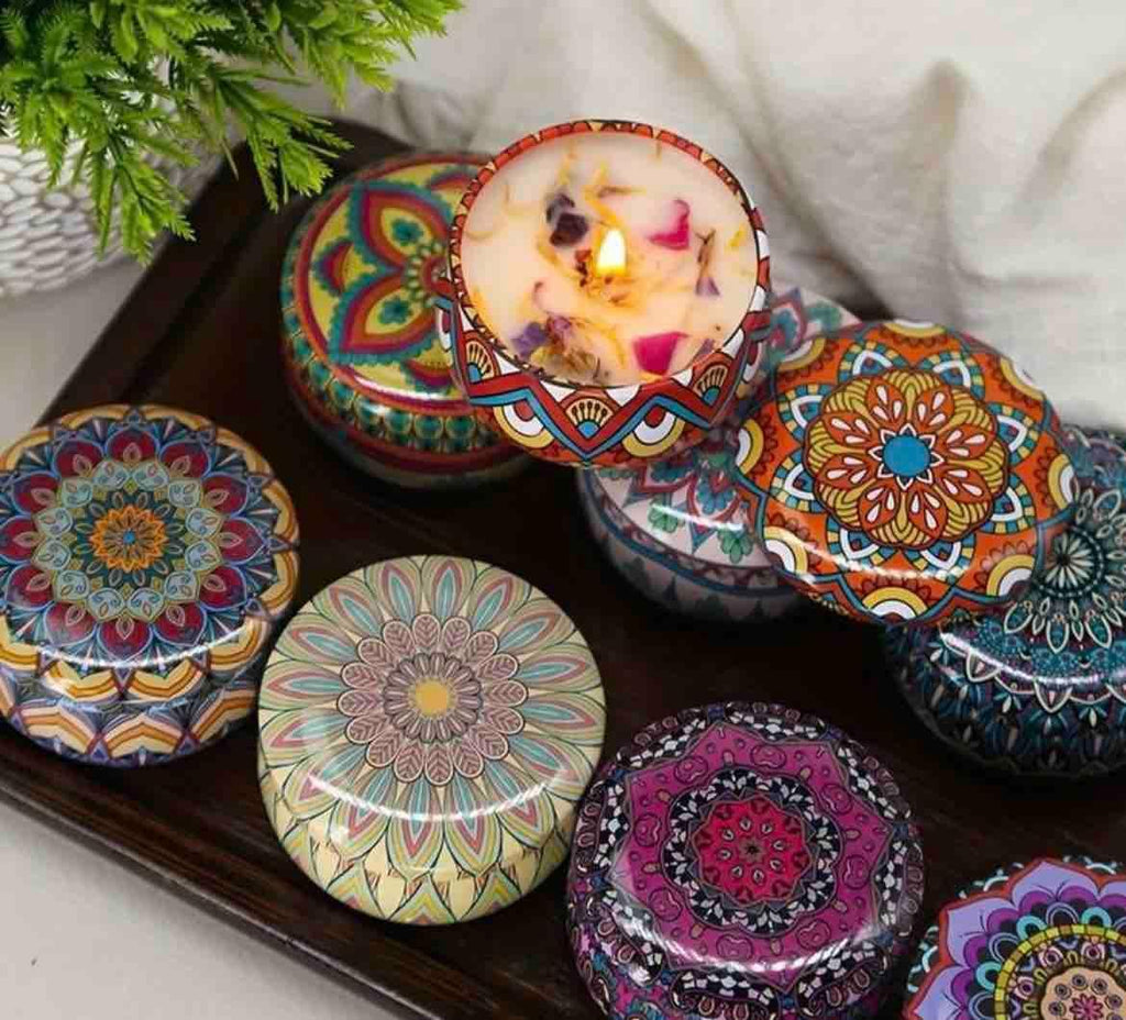 Aromatic Soy Wax Travel Tin Candle