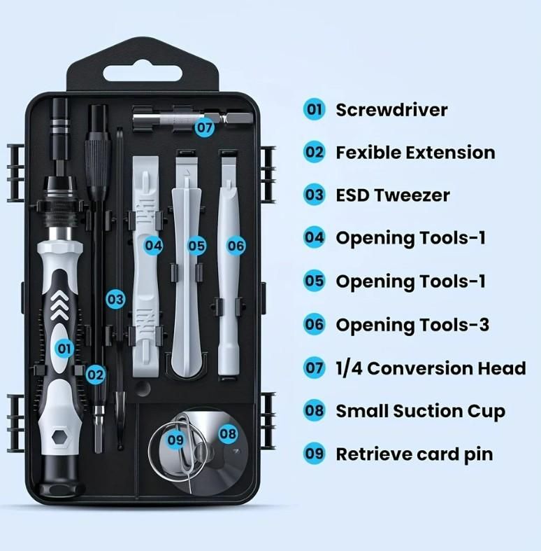 115-in-1 Professional Precision Screwdriver Set