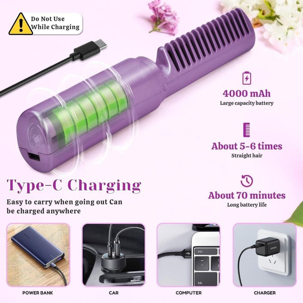 Meneflix Cordless 2-in-1 Hair Styler