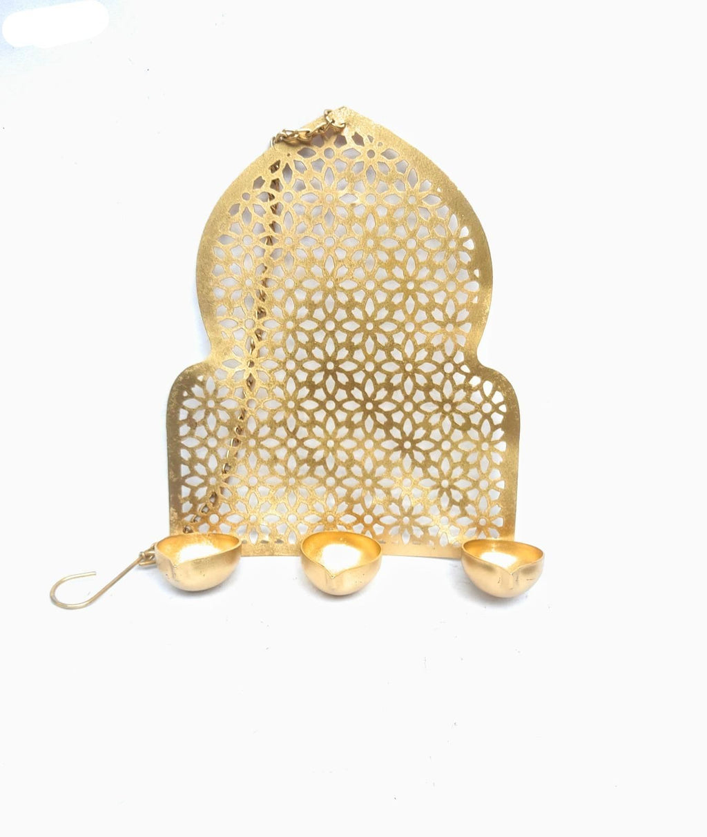 Artisan Metal Jharokha Wall Sconces (Set of 2)