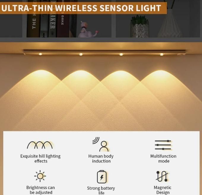Smart Motion-Sensor LED Under-Cabinet Light
