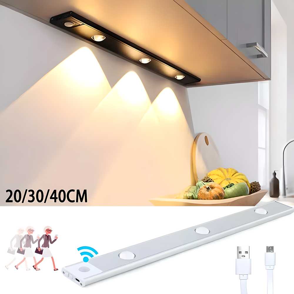 Smart Motion-Sensor LED Under-Cabinet Light